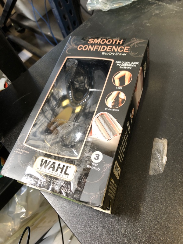 Photo 1 of Wahl Smooth Confidence Ladies Waterproof Cordless Battery Shaver for Legs, Bikini Line, and Armpits - Model 7067