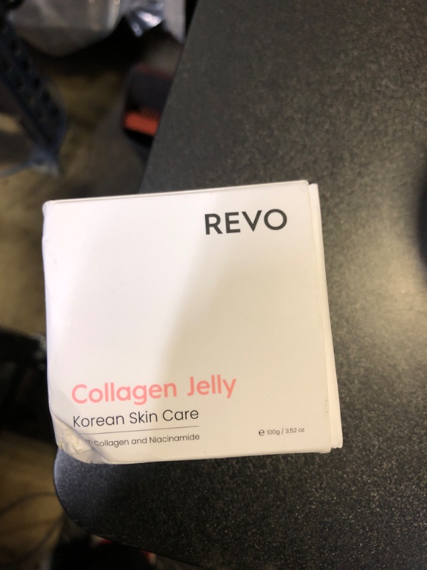 Photo 1 of REVO Collagen Jelly 100ml– Korean Anti-Aging Plumping Formula with Hydrolyzed Collagen, Niacinamide, Hyaluronic Acid & Vitamin C – Skincare for Glass Glow Skin, Wrinkle Repair & Even Tone