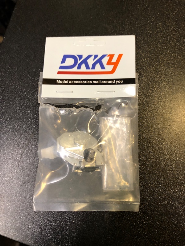Photo 1 of DKKY SCX24 Transmission Complete Gearbox for Axial SCX24 Bronco C10 JLU Gladiator Deadbolt 1/24 RC Crawler Upgrade Parts (Silver)