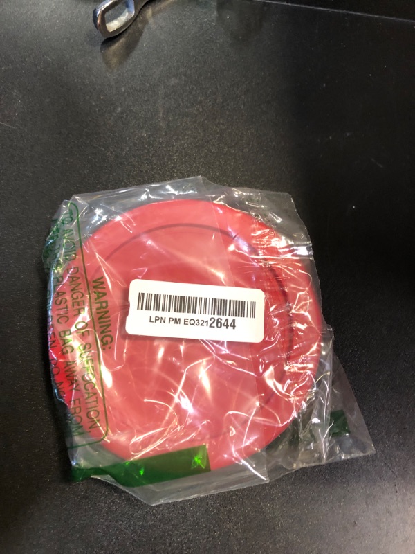 Photo 1 of Replacement Lids for Pyrex 2-Cup Glass Food Storage Container Bowls, 5-Inch Plastic Round Lids Covers fits Pyrex 7200-PC, Airtight & Leakproof (2-Pack, Red)