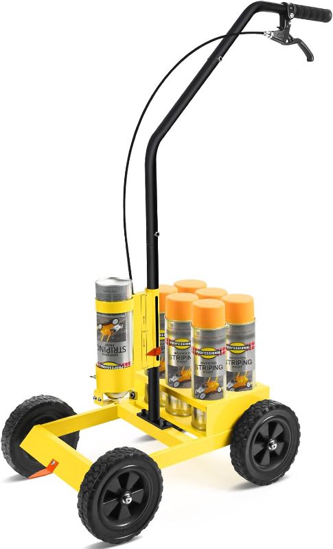 Photo 1 of CAROD Striping Line Marking Machine, Work with Professional Inverted Striping Spray Paint
