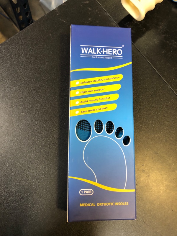 Photo 1 of Plantar Fasciitis Insoles for Men Women - Orthotics Inserts, Shoe Insoles Arch Support Flat Feet Inserts Work Boot Insoles for Standing All Day (Mens 7-7 1/2 | Womens 9-9 1/2)