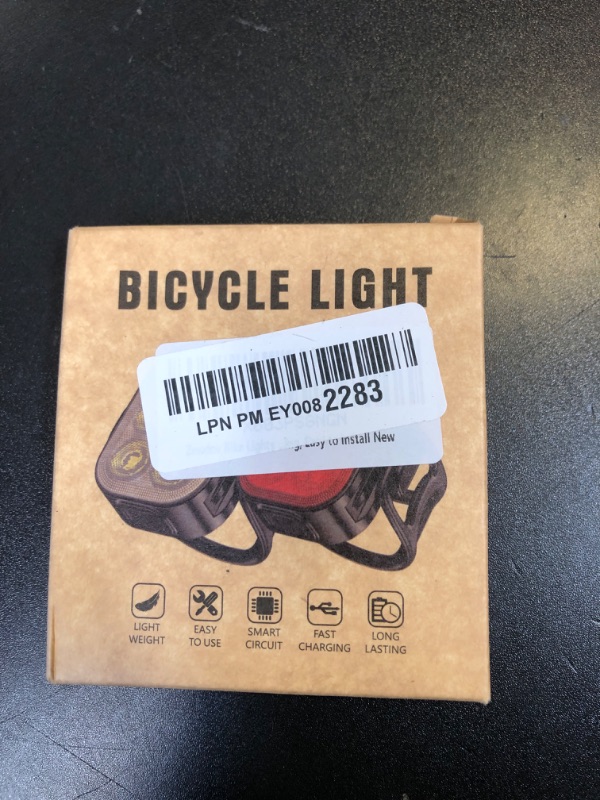 Photo 1 of Zewdov Bike Lights for Night Riding, USB Rechargeable Bike Lights Front and Back, Waterproof IP65 Bicycle Light, 4+6 Modes Bike Headlight and Tail Light Set,1.5 Hrs Fast Charging, Easy to Install