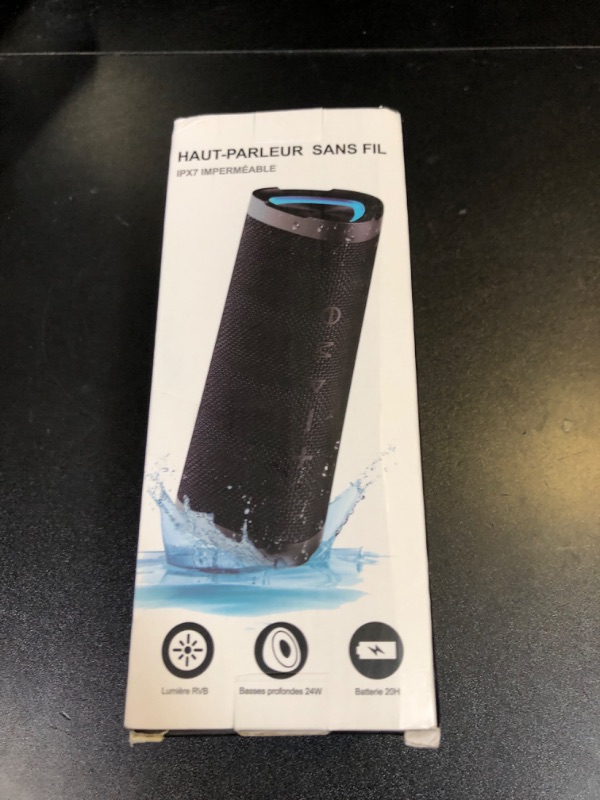Photo 1 of Vanzon Bluetooth Speakers, V40 Portable Wireless Speaker V5.0 with 24W Loud Stereo Sound, 24H Playtime, TWS & IPX7 Waterproof, Suitable for Travel, Home and Outdoors