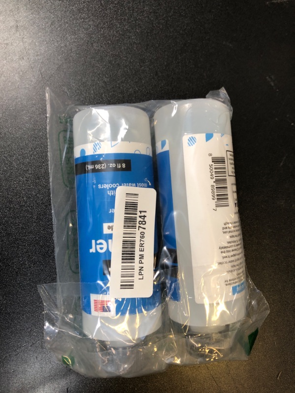 Photo 1 of IMPRESA Water Dispenser Cleanser & Cooler Cleaner & Descaler - 2 x 8 Fl Oz - Top & Bottom Loading Water Coolers & Dispensers - Active Cleaning Solution for Reservoir Cleaning & Buildup Removal