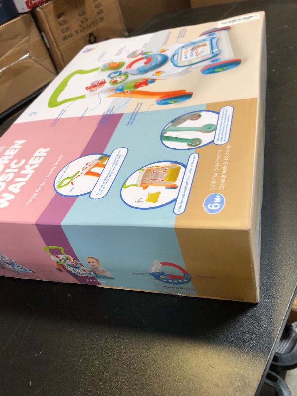Photo 1 of Cuterabit 2 in 1 Sit to Stand Baby Walker with Music and Light, Push Toys for Toddlers 1-3 for Learning to Walk, Baby Walking Toys 6 to 12 Months for Infants Babies Toddlers Boys Girls