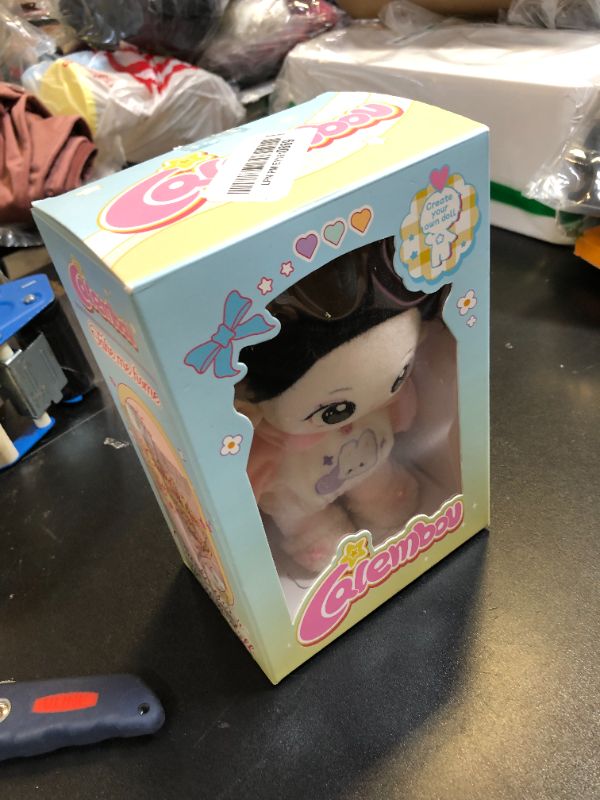 Photo 1 of CALEMBOU Plush Doll, 20cm Cute Cotton Doll with Skeleton, Anime Plushies Soft Stuffed Dress Up Dolls, Kawaii Plush Toys Gift Come with Clothes (Doll&Clothes-Doufu-B)