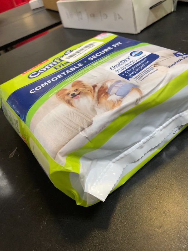 Photo 1 of New! Hartz® Comfitables® Disposable Dog Diapers, Size XXS 42 count, Comfortable & Secure Fit, Easy to Put On, Super Absorbent Male and Female Diaper