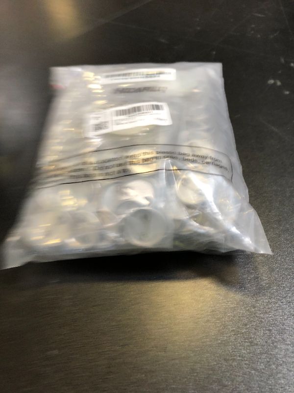 Photo 1 of 600 Pieces Blank Button Making Supplies Round Badge Parts Metal Pin Button Kit for Badge Make Machine, Including Metal Shells Back Cover and Clear Film(1 Inch)