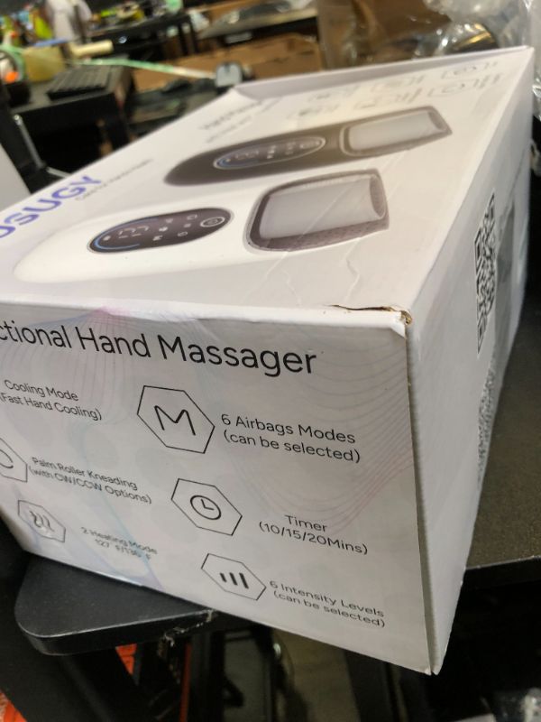 Photo 1 of Hand Massager with Heat and Compression : Full-Hand and Wrist Coverage with Touchscreen & Palm Roller – Designed for Daily Comfort at Home, Office, or Travel