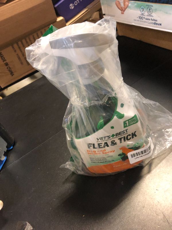 Photo 1 of Vet’s Best Indoor Flea and Tick Spray – Dog Flea and Tick Treatment for Home, Plant-Based Formula with Natural Oils, Kills Fleas, Eggs & Ticks on Contact, Made in USA, 32 oz