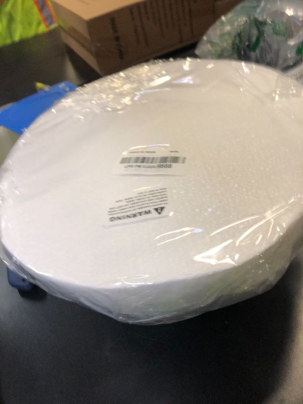 Photo 1 of Crafjie 1PCS 11.81 Inchs White Foam Balls Half Round Polystyrene Half Foam Balls Craft Supplies Hemispherical Christmas Craft Ballfor DIY Home Craft Project and Art Decoration