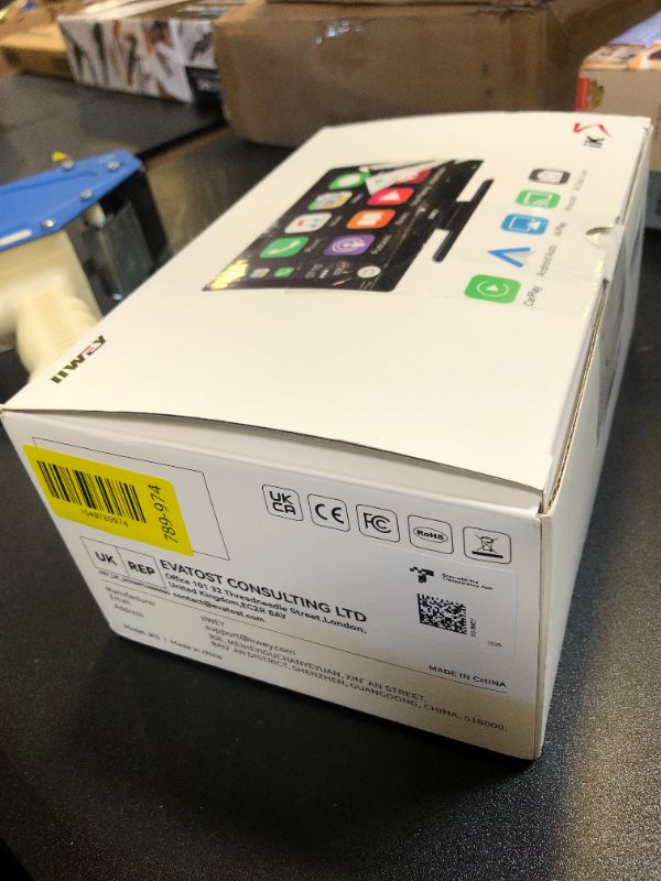 Photo 1 of IK5 9" Wireless Apple CarPlay & Android Auto Screen, Portable Car Stereo with 4K Dash Cam & 1080p Backup Camera, Add CarPlay to Any Vehicle, Touchscreen, Mirror Link