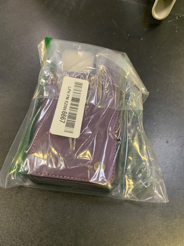 Photo 1 of Vinich for iPhone 16 Pro Max 6.9" Wallet Case with Card Holder, RFID Blocking Credit Slots Kickstand Shockproof Phone Cover for Women Men, Purple