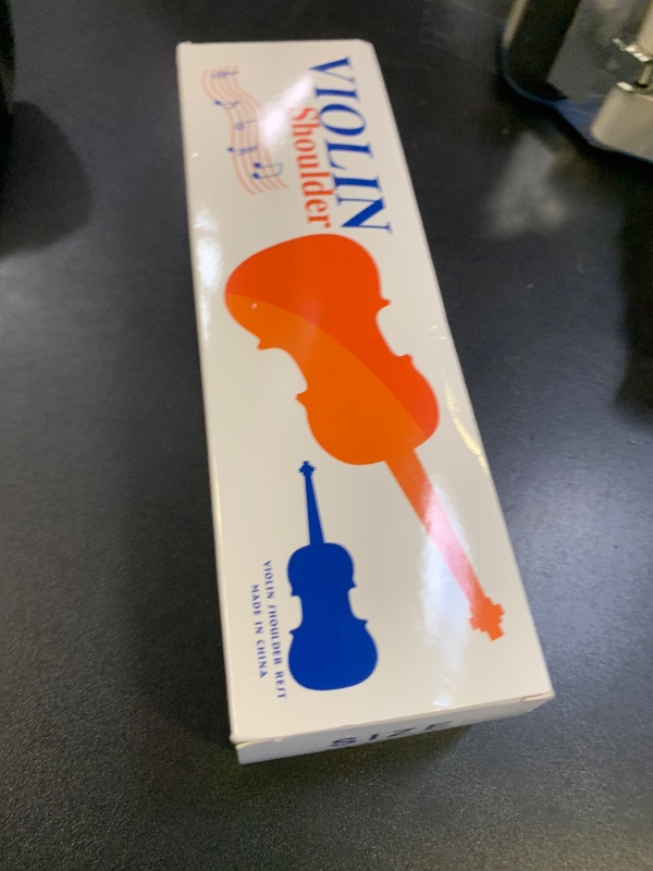 Photo 1 of AMZZ Adjustable Solidwood Violin Shoulder Rest – Collapsible, for 3/4 & 4/4 Violins, 12" & 13" Violas, Comfortable Support