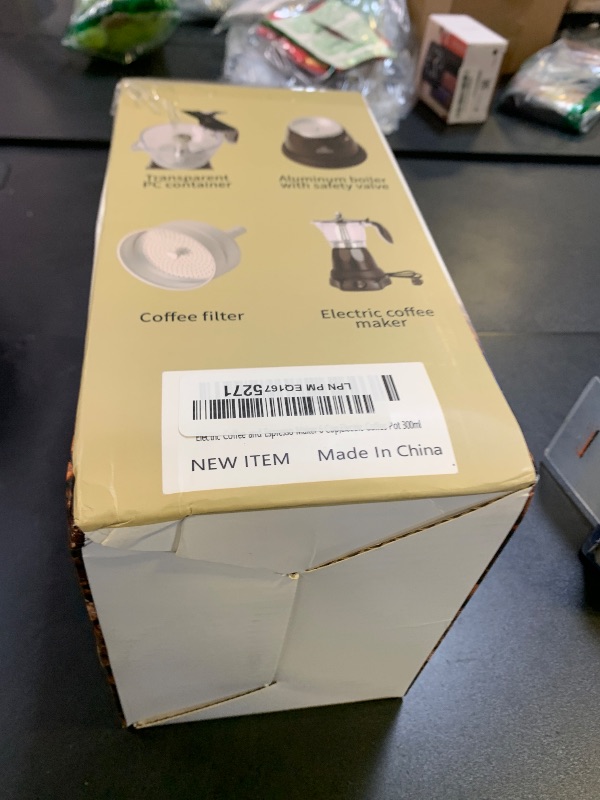 Photo 1 of LAOION Cuban Coffee Maker, 6 or 3cup Electric Espresso Coffee Maker, Portable Cafeteras Electricas Modernas, Electric Moka Pot with Detachable Base & Overheat Protection, Coffee Gift for Home Travel