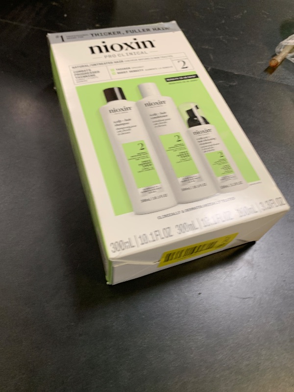 Photo 1 of Nioxin Scalp + Hair Thickening System 2 | For Natural or Untreated Hair with Progressed Thinning| Full Size| 3 Month Supply