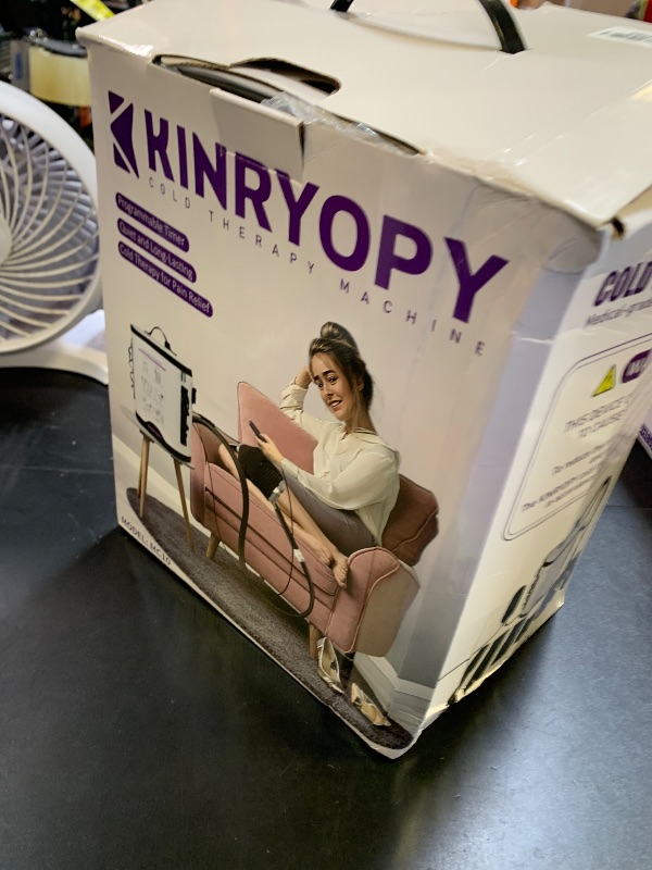 Photo 1 of Cold Therapy Machine with Programmable Timer, Portable Ice Machine for Knee After Surgery, Knee Replacement Recovery System, Cryotherapy Pain Relief w/Compression Pad