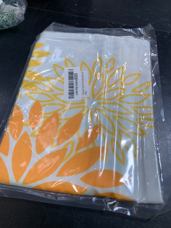Photo 1 of DFXSZ Yellow Blue Flower Pillow Covers 12x20 Inch Set of 2 Outdoor Throw Pillows Outdoor Waterproof Decor for Living Room Sofa Patio Funiture Garden Floral Polyester Pillow Covers 002J12