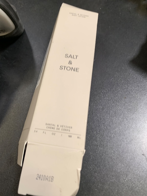 Photo 1 of Salt & Stone Body Lotion for Women & Men | Hydrates, Nourishes & Softens Skin | Restores Dry Skin | Fast-Absorbing | Cruelty-Free & Vegan (100 ml) (Santal & Vetiver)
