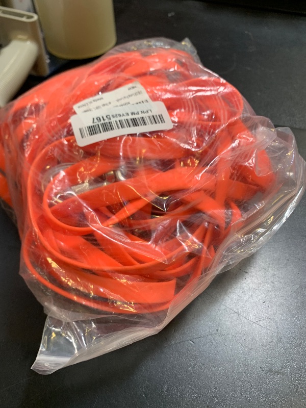 Photo 1 of ZALER Long Dog Leash Waterproof Training Leashes 50ft 30ft 20ft 15ft 10ft 6ft, Odor Proof Recall Long Line Lead with Aviation Aluminum Carabiner Clip for Small, Medium, Large Dogs (50FT, Orange)