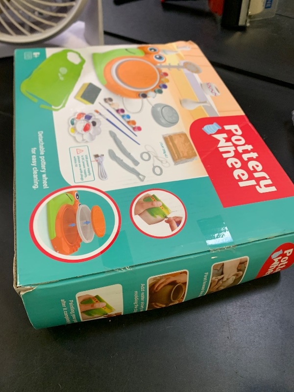 Photo 1 of Pottery Wheel for Kids-Complete Pottery Painting Kit Arts and Crafts for Kids Ages 8-12, Clay Sculpting Tools with 1.7lb Air Dry Clay, Birthday Christmas Gifts Toys for Boy Girls Age 6 7 8 9 10 11 12