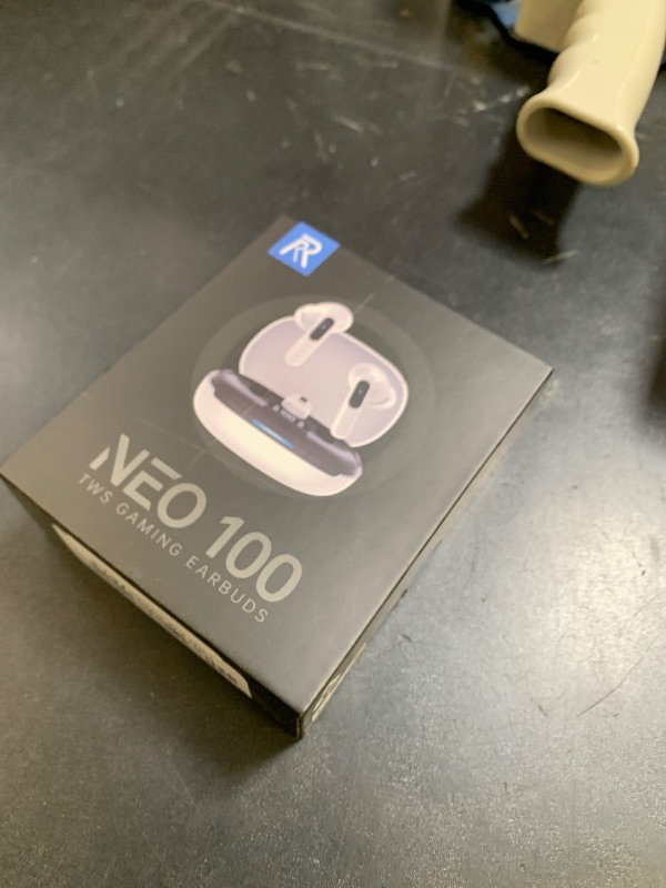 Photo 1 of RYR Wireless Gaming Earbuds, 20ms Low Latency, Gaming Earbuds with Noise Cancelling Mic, 2.4Ghz & Bluetooth, LED Display, 36H Playtime for Meta Quest 3/2, PS5, PS4, VR, Switch, Steam Deck, PC, Phone