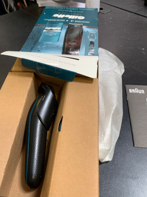 Photo 1 of Gillette Intimate Men’s Pubic Hair Trimmer, SkinFirst Pubic Hair Trimmer for Men, Waterproof, with Anti Chafe Stick