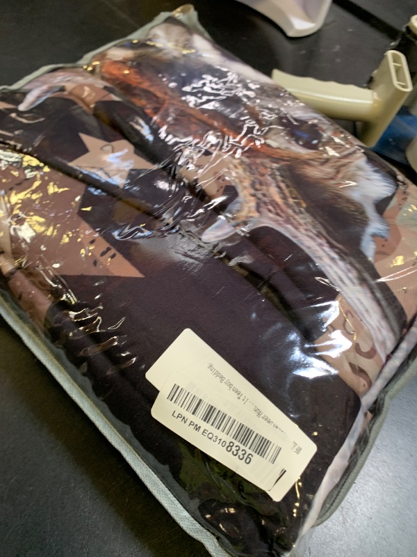 Photo 1 of HOSIMA Deer Hunting Bedding Sets,Deer and American Flag Duvet Cover for Hunter Bedroom Decor with 2 Pillowcases Camouflage Bedding Sets for Adult Teen boy Bedding.
