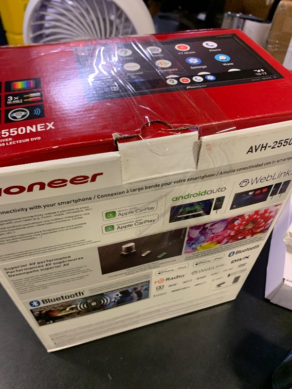 Photo 1 of Pioneer AVH-2550NEX 6.8" Capacitive Touchscreen, Double Din – Wired Apple CarPlay & Android Auto, Bluetooth, Backup Camera, SiriusXM, HD Radio, FLAC, Hi-Volt RCA