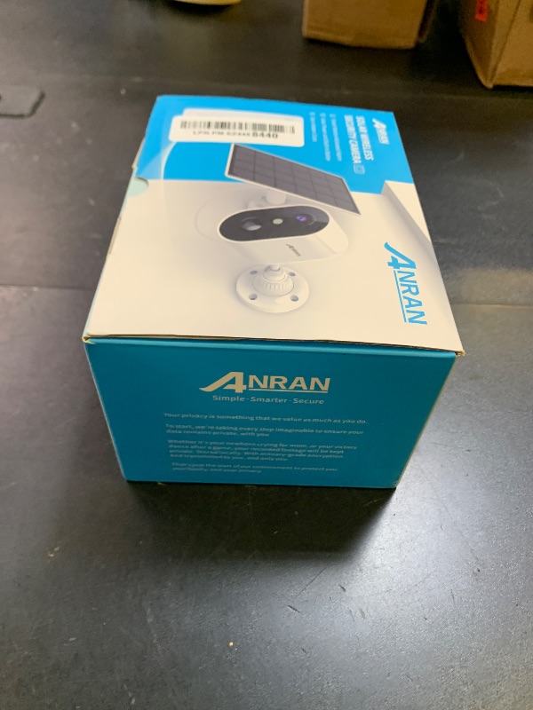 Photo 1 of ANRAN 3MP Solar Security Cameras Wireless Outdoor for Home Security, 2K Color Night Vision WiFi Surveillance Home Camera with Solar Panel, Spotlight, PIR Detection, 2-Way Talk, Compatible with Alexa