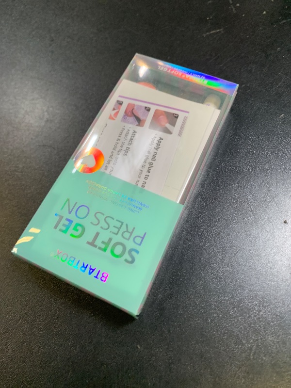 Photo 1 of BTArtbox Press On Nails Square - Pastel Short Press On Nails with Glue for Women, Opaque Soft Gel Glue On Nails in 16 Sizes - 32 Stick On Nails Kit, Heeled Neutral