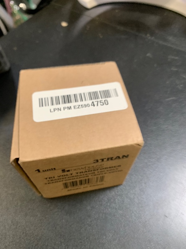 Photo 1 of Newhouse Hardware 3TRAN Tri-Volt (8vac/10VA, 16vac/10VA or 24vac/20VA) Transformer for for Ring, Nest and Standard Doorbells 1pk