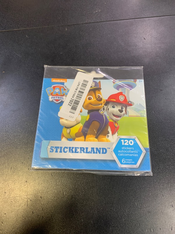 Photo 1 of Nick Jr. Studios PAW Patrol Party Favors - 12 Sheets 240+ Stickers Plus 2 Specialty Stickers