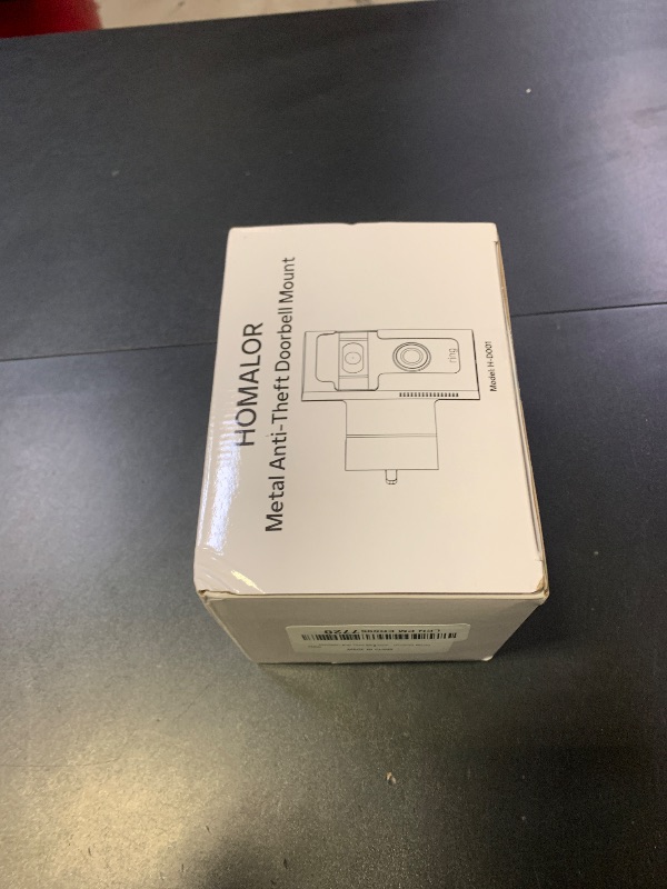 Photo 1 of Anti Theft Ring Doorbell Mount - Renter Friendly Ring Doorbell Holder for Apartment Door - All Metal Ring Door Bracket Blink Doorbell Mount No Drill