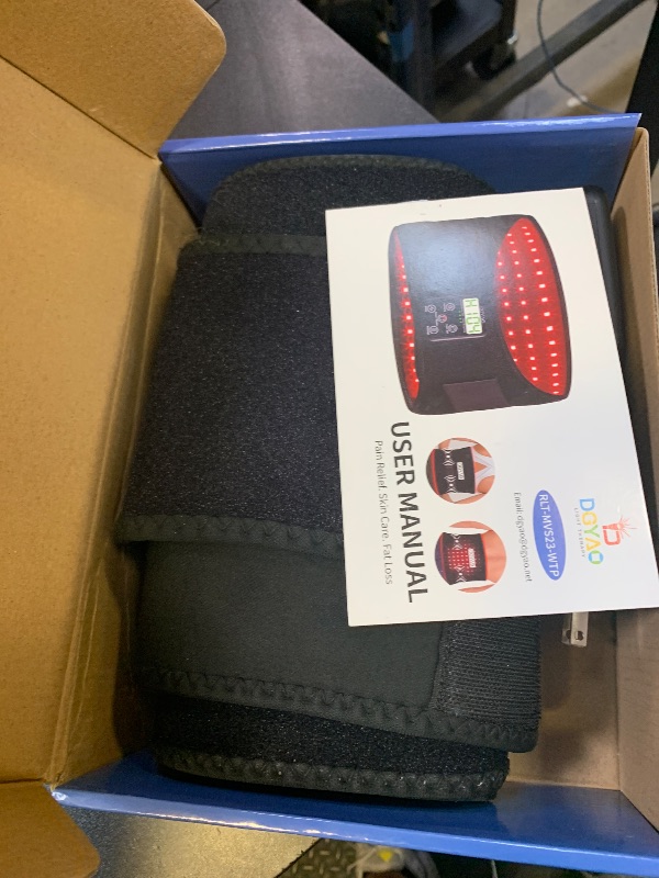 Photo 1 of TUOYR Cordless Red Light Therapy Belt for Back Pain Relief with 10000mAH Power Bank and Vibration Massager Device, Infrared Light Therapy Portable Wrap for Waist Body Lower Back Shoulder Thigh