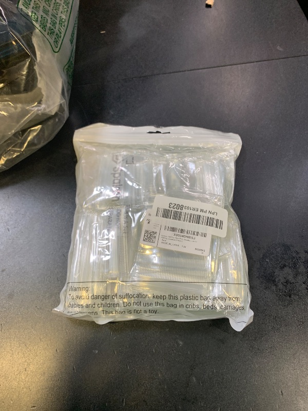 Photo 1 of Spakon 160 Pcs Clear PVC Jewelry Bags Plastic Transparent Jewelry Pouches Rings Earrings Storage Bags Anti Tarnish Lock Plastic Small Zipper for Holding Jewelries(5 Sizes)