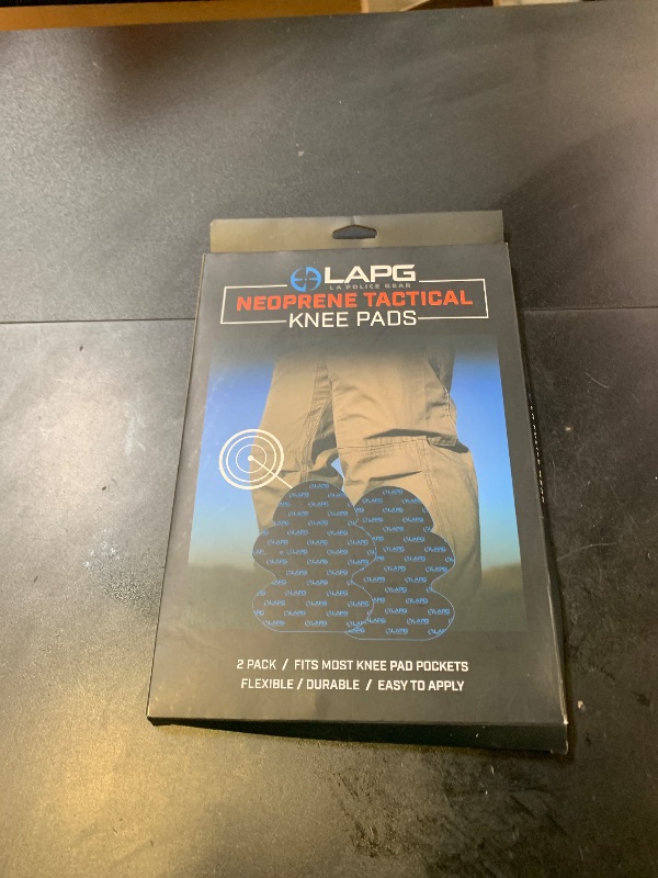 Photo 1 of LA Police Gear Neoprene Tactical Knee Pads, Slip in Internal Knee Pads for Work Pants, Protective Neoprene Knee Pad Inserts