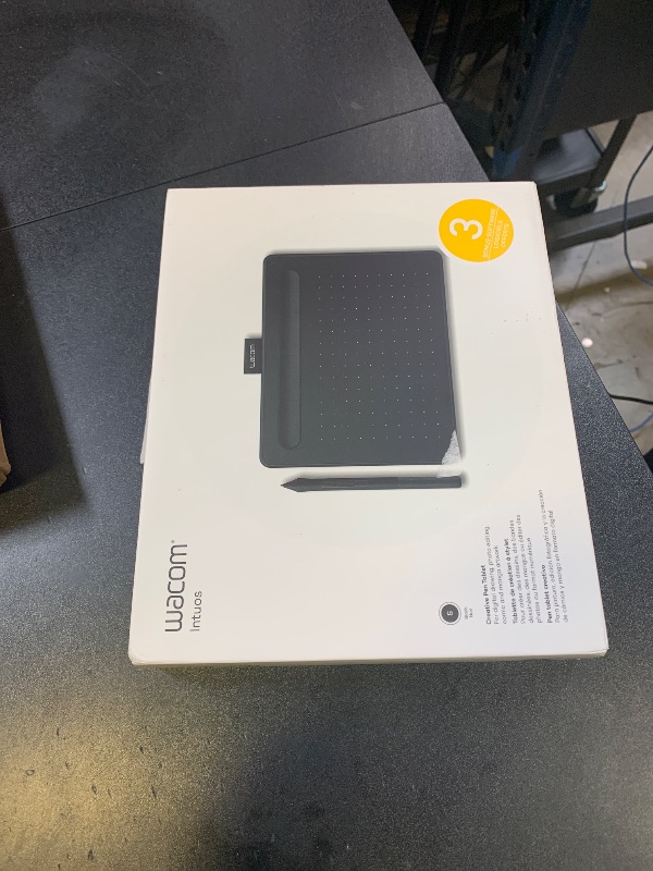 Photo 1 of Wacom Intuos Small Bluetooth Graphics Drawing Tablet, Portable for Teachers, Students and Creators, 4 Customizable ExpressKeys, Compatible with Chromebook Mac OS Android and Windows - Pistachio