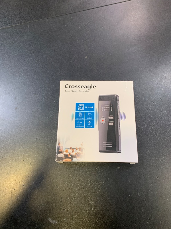 Photo 1 of 64GB Digital Voice Activated Recorder with Playback - 4552 Hours Audio Recording Device, 3072Kpbs HD Dual MIC Tape Recorder Device for Lecture A-B Repeat, MP3 Player,?64GB TF Card Included?