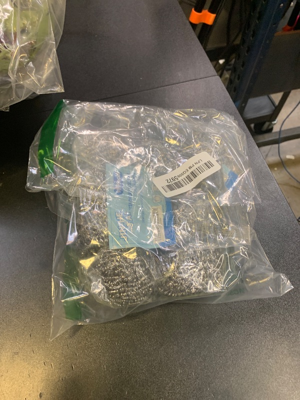 Photo 1 of 10 Pack Stainless Steel Scrubber, Steel Wool Srubber for Scouring Stubborn Messes from Pots and Pans, Stoves,Broiler Racks,Grills and More