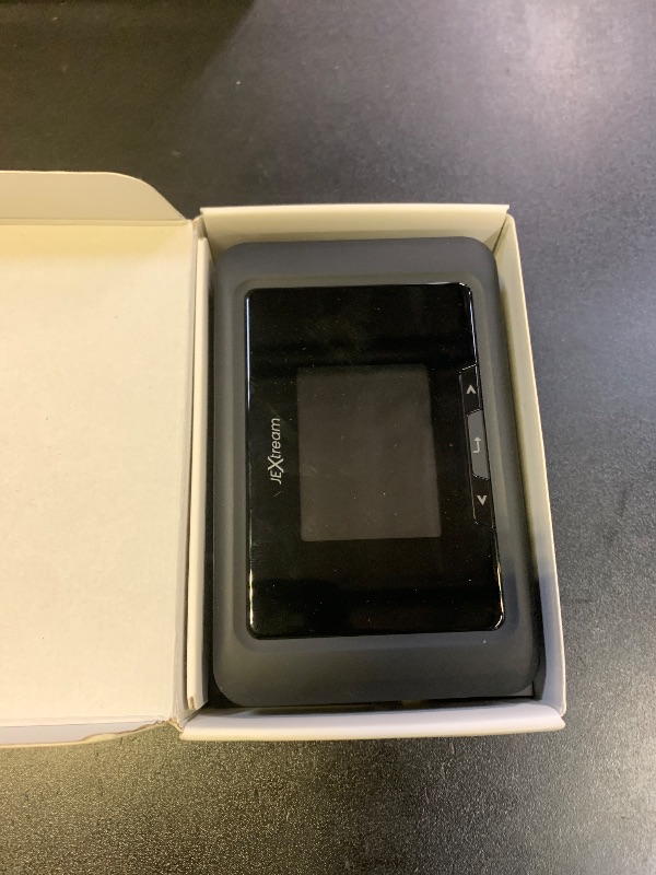 Photo 1 of Franklin Wireless JEXtream RG2100 (T-Mobile) 5G WiFi 6 Mobile Hotspot Router - Black (Renewed)