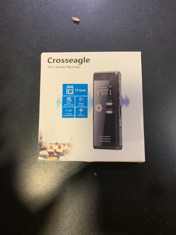 Photo 1 of 64GB Digital Voice Activated Recorder with Playback - 4552 Hours Audio Recording Device, 3072Kpbs HD Dual MIC Tape Recorder Device for Lecture A-B Repeat, MP3 Player,?64GB TF Card Included?