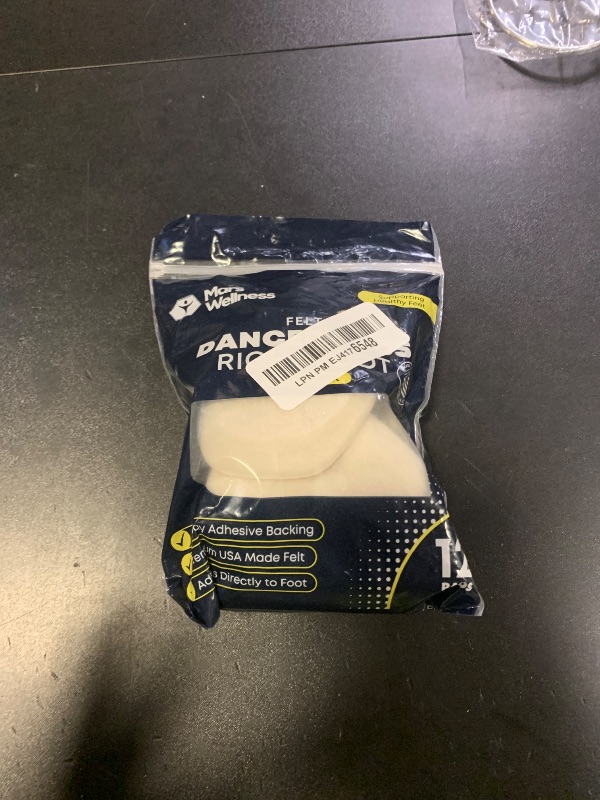 Photo 1 of Premium Dancers Pads for Ball of feet Pain - Sesamoiditis Pads - Made in USA - 1/4" Thick Adhesive Skived Felt - 12 Pieces - Right FootLPNPMEJ4176548
