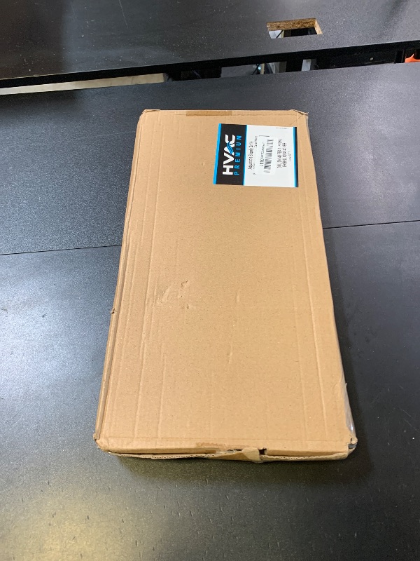 Photo 1 of 14"w X 6"h Adjustable AIR Supply Diffuser - HVAC Vent Cover Sidewall or Ceiling - Grille Register - High Airflow - White [Outer Dimensions: 15.75"w X 7.75"h]
