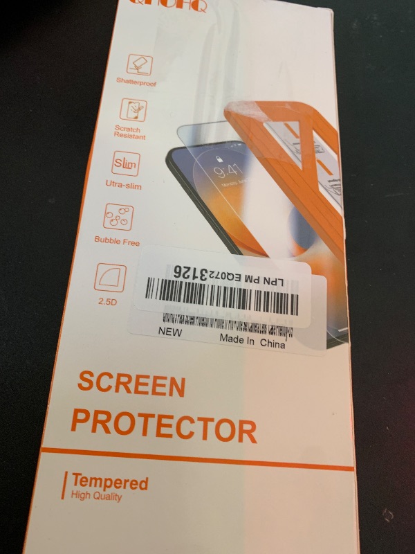 Photo 1 of [1-Second Auto-Install] QHOHQ 3 Pack Screen Protector for iPhone 17 Pro + 1 Set Camera Lens Protector, 9H+ Shatterproof Tempered Glass, [12FT Military Grade Protection], Anti-Fingerprint,Case Friendly