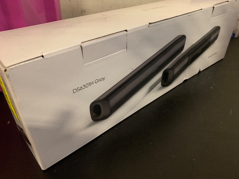 Photo 1 of RIOWOIS Sound Bar for Smart TV, Soundbar for TV with Bass Reflector and Easy Set up, Home Audio Surround Sound System for TV PC Projector, Wall Mountable