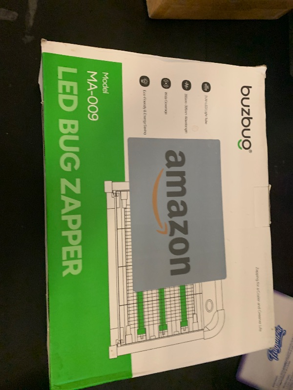 Photo 1 of Buzbug LED Bug Zapper Indoor, 10 Years Lifespan 3 Lamps Enhance Insect Attraction, 3800V High-Voltage, Electric Mosquito Zapper, Fruit Fly Mosquito Moth Gnat Trap, Killer, Zapper -MA009