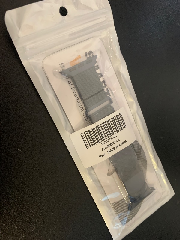Photo 1 of ZALAVER Metal Band Compatible with Apple Watch Bands 38mm 40mm 41mm 42mm 46mm 44mm 45mm 49mm Women Men,Adjustable Magnetic Stainless Steel Mesh Strap for iWatch Ultra/Ultra 2,Series 10 9 8 7 6 5 4 3 2 1 SE