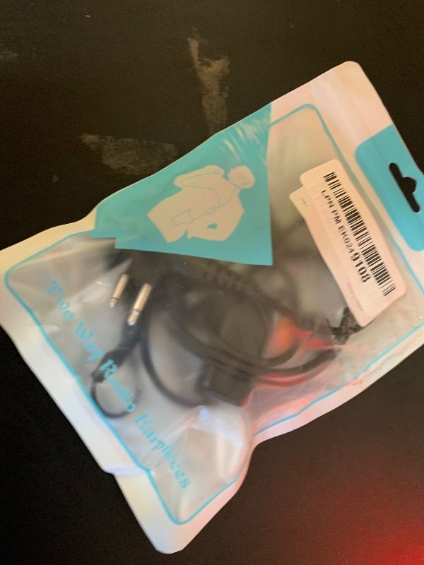Photo 1 of POFENAL RDM2070D 2-Wire Surveillance Earpiece for Motorola Walkie Talkies (CLS1410/CP200/GP2000) & Bearcom Radios - Walkie Talkie Radio Headset with Big PTT Mic & 2-Pin Acoustic Tube(1 Pack)